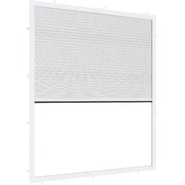 Primaster Fliegenschutz-Plissee 130 x 150 cm Weiß