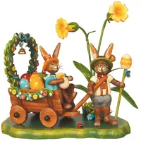 Hubrig Volkskunst GmbH Hubrig-Volkskunst Hasenland Auf zur Frühlingswiese 4cm