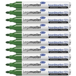 Legamaster 10x Whiteboard-Marker »TZ 1«, für Flipcharts und Whiteboards geeignet, Ausführun grün
