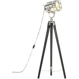 vidaXL Stativlampe NA 97,0 cm Schwarz