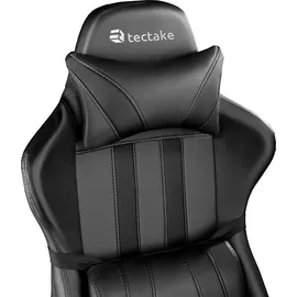 Tectake Racing Gaming Stuhl Schwarz