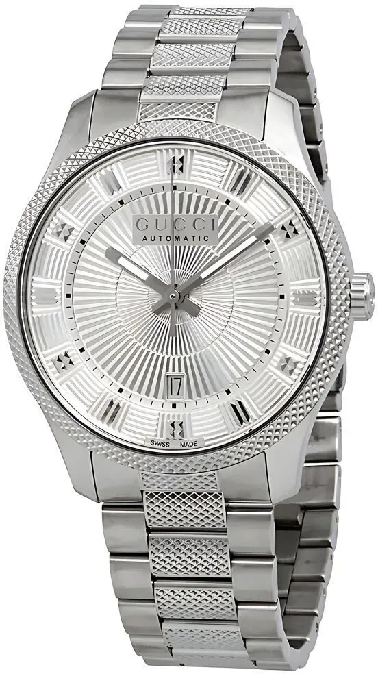 Gucci G-Timeless Eryx Herrenuhr aus Edelstahl Model YA126339