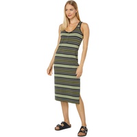 Hurley Damen Alexa Midi Lässiges Kleid, Variegated Stripe, M
