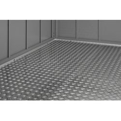 WOLFF FINNHAUS Fußboden, Aluminium, alufarben, für Gartenhäuser - silberfarben