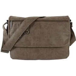 DANIEL RAY MADRID Laptop-Tasche Umhänge-Tasche 17 Zoll (35 x 24 x 4 cm) 42.4987901 Braun