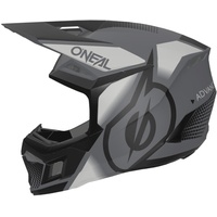 O'Neal 3SRS Vision Motocross Helm, schwarz-grau, Größe XS