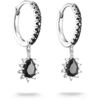 Thomas Sabo Creolen True Romance schwarz, silber 74864311 2,5cm