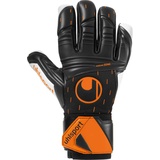 Uhlsport Speed Contact Supersoft HN Cut Torwarthandschuhe Herren schwarz/weiß/fluo orange 6