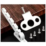 Ymyny - Flügelfensteröffner Set Weiß Fenstersicherung Fensterstopper Sicherheitsschloss mumu