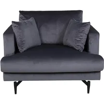 venture home Sessel Sofia Textil 104 x 82 x 92 cm Grau