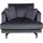 venture home Sessel Sofia Textil 104 x 82 x 92 cm Grau
