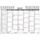 Korsch Verlag Tafelkalender A5 2027: 14 Monate auf Vorder- und Rückseite I Ferientermine und Feiertage