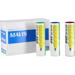 Yonex Badmintonbälle Mavis 350 Nylon gelb Dose 10x6er im Karton