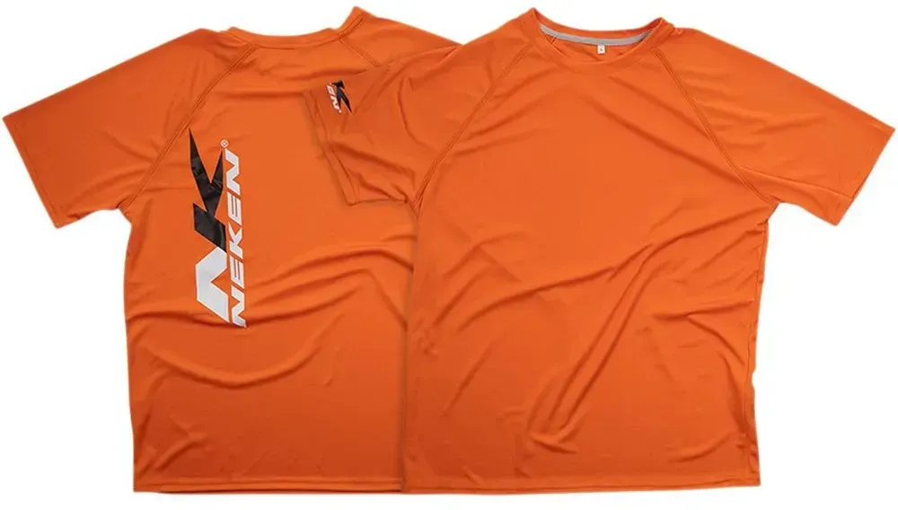 Neken Logo Kurzarm-t-shirt - Orange - M