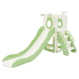 joyz Rutsche 3 in 1 Kinder Spielturm Weiß-Grün Kunststoff