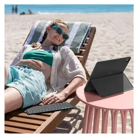 Logitech Flip Folio für iPad Pro (M4)/Air (M2/M3/5th Gen) Grau