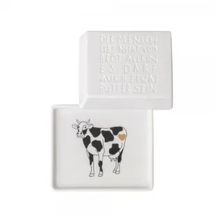 räder Butterdose Der Mensch lebt nicht