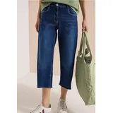 CECIL 3/4 Wide Leg Jeans im Loose Fit - Blau