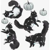 Letistitch Kreuzstich Stickpackung Sternbild Katze Zählmuster