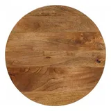 vidaXL Tischplatte Ø 60x2,5 cm Rund Massivholz Mango
