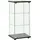 vidaXL Vitrinenschrank Hartglas Schwarz