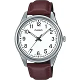 Casio Herrenuhr MTP-V005L-7B4UDF (Ø 40 mm) - Weiß/Braun/Silber