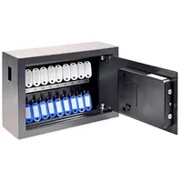 Pavo Advanced Schlüsseltresor grau mit 20 Haken Elektronikschloss