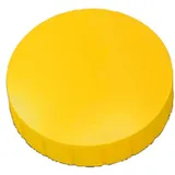 Maul Rundmagnet Solid 32 mm 0,8 kg Haftkraft 10 Stück gelb Packung mit 12 Stück