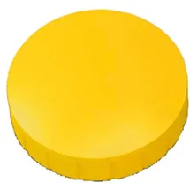 Maul Rundmagnet Solid 32 mm 0,8 kg Haftkraft 10 Stück gelb Packung mit 12 Stück