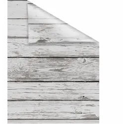 Fensterfolie LICHTBLICK ORIGINAL "Bretter-Vintage" Gr. 5, weiß, B:100cm L:180cm, PVC, Fensterfolien