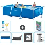 Rechteckiger Frame Pool - 300x200x75 Cm - 7-teilig  S21