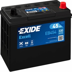 Exide EB454 Excell 12V 45Ah 330A Autobatterie