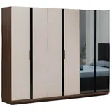 JV Möbel Kleiderschrank 64 x 217 x 260 cm Beige
