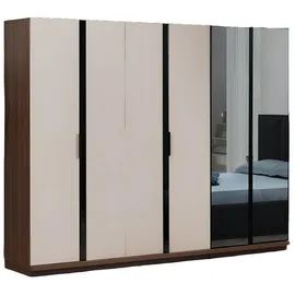 JV Möbel Kleiderschrank 64 x 217 x 260 cm Beige