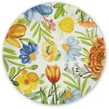 Excelsa Set mit 6 Pizzatellern, Durchmesser 31 cm, Porzellan, mehrfarbig