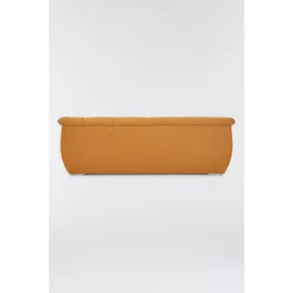 DOMO collection 3-Sitzer DOMO COLLECTION "Lagoa, moderne Sitzheftung, bequem und komfortabel", gold, B:232cm H:76cm T:96cm, Sofas, frei im Raum stellbar, in großer Farbauswahl