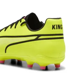 Puma King Pro FG/AG Herren Electric Lime-Puma Black-Poison Pink 43