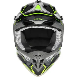 Acerbis Linear Matt Schwarz/Grau/Neon-Gelb L