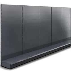 BROOKLYN | Gondel Wandregal | B2400xH225cm | Komplett Set
