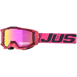 Just1 Iris Leopard Motocross Brille, pink für Männer