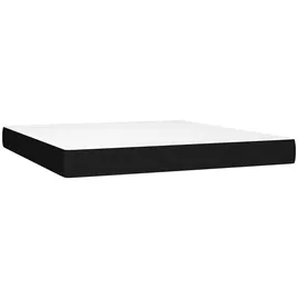 vidaXL Boxspringbett 180 x 200 cm Schwarz