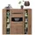 Innostyle Highboard Memphis 127 cm Braun / Grau