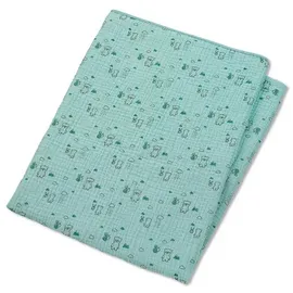 Sterntaler Sterntaler® Musselin-Babydecke Ben in mehrfarbig | (L)120 x (B)120 cm