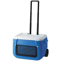 Coleman 50QT Poly-lite Wheeled Mesh Cooler