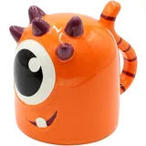 Dekohelden24 Kaffeetasse 0,57 l Orange