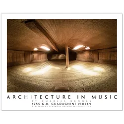 Architecture in Music "1755 GB Guadagnini Violine" 50 x 40 cm