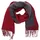 Antonio Damen Schal soft Cashmera - bordeaux/grau