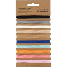 Creativ Company Polyesterschnur 0,6 mm 10 Farben 4 m