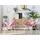 Beliani Acapulco Gartenstuhl 2er Set 0 x 0 x 0 cm beige/rosa