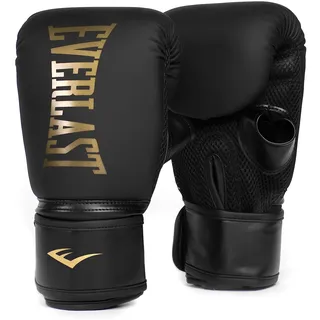 EVERLAST Cardio Elite Boxhandschuhe (L/XL) Gold/Schwarz, für Sandsack, Pratzen & Speed, offener Daumen, Wickelverschluss, doppelte Schaumstoffpolsterung – Original Everlast